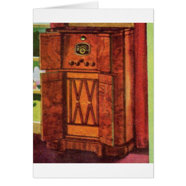 1937コンソールラジオ (正面)