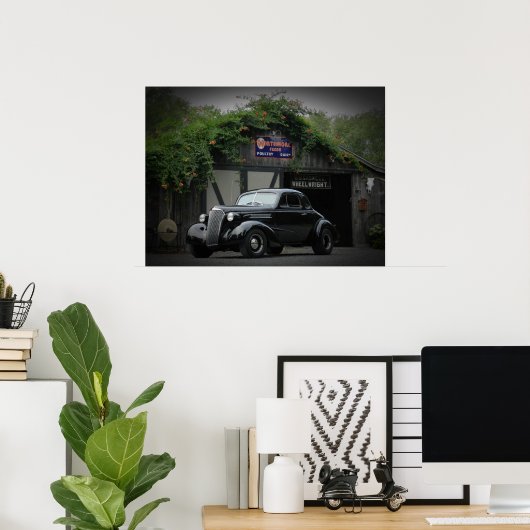 1937シボクーペ ポスター (ホームオフィス)