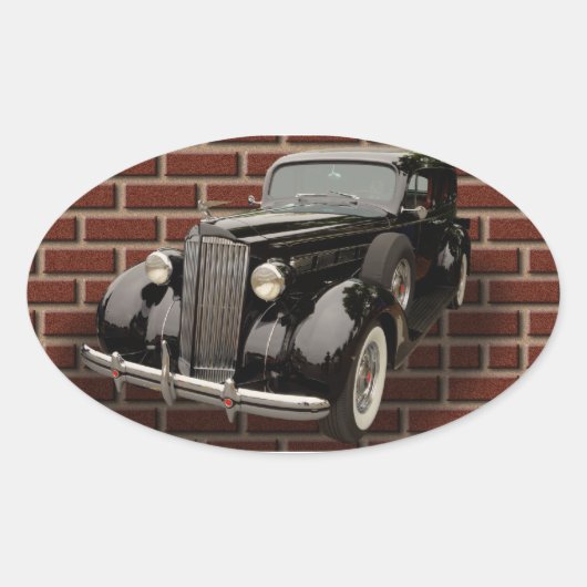 1937パッカード 楕円形シール (正面)