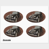 1937パッカード 楕円形シール (シート)