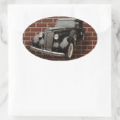 1937パッカード 楕円形シール (バッグ)