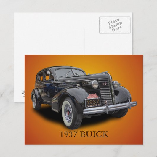 1937ブイック ポストカード (正面/裏面)