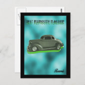 1937プリマス旗艦 ポストカード (正面/裏面)