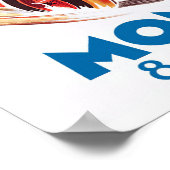 1937モナコグランプリヴィンテージレーシングポスター ポスター (角)