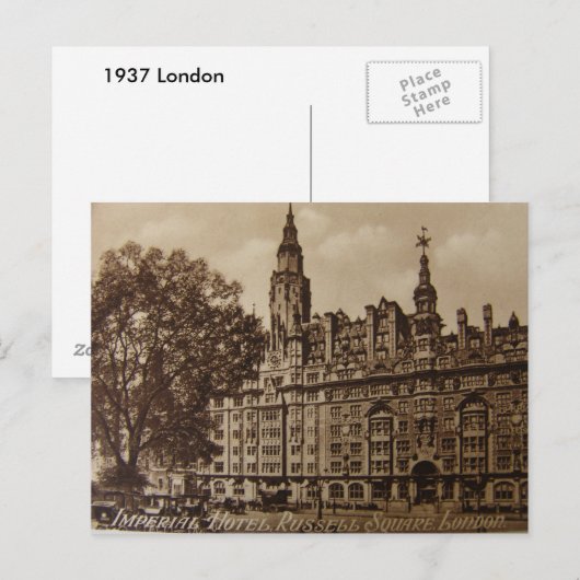 1937ロンドン ポストカード (正面/裏面)