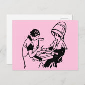 1937ヴィンテージ美しいパーラー ポストカード (正面/裏面)