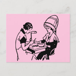 1937ヴィンテージ美しいパーラー ポストカード