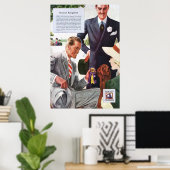 1937年からのヴィンテージタイムリーな服広告 ポスター (ホームオフィス)