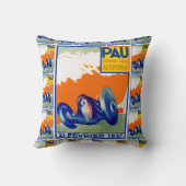 1937年のグランプリの自動車deポー クッション (裏面)