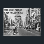 1937年のニューヨークはがき ポストカード<br><div class="desc">タイムズスクエアポートレートオブニューヨークシティ1937</div>