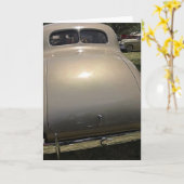 1937年のポンティアク カード (黄色い花)