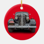 1937年のヴィンテージ車 セラミックオーナメント (裏面)