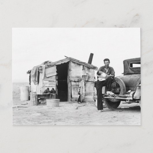 1937年の移住者。 ポストカード (正面)