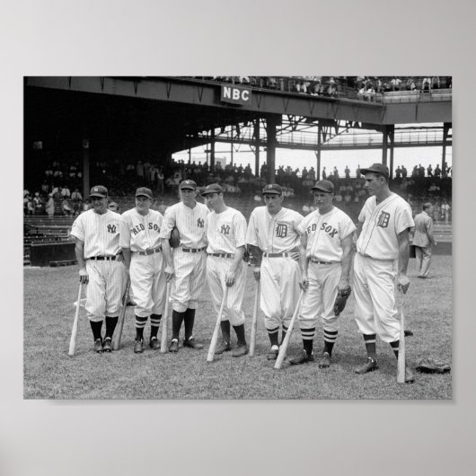 1937年の野球選手 ポスター (正面)
