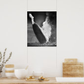 1937年の飛行船ヒンデンブルク号事故 ポスター (キッチン)