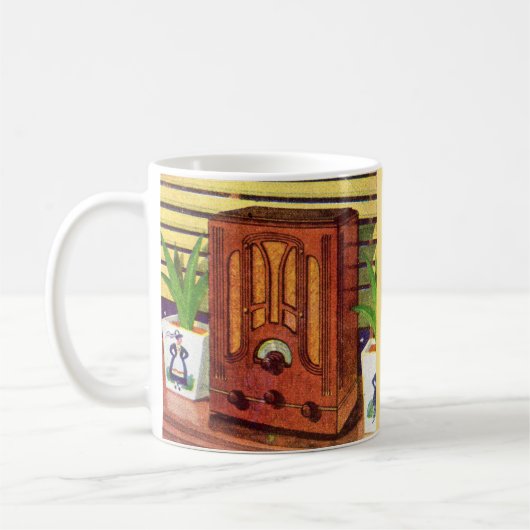 1937年カテドラルラジオ コーヒーマグカップ (左)