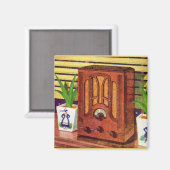 1937年カテドラルラジオ マグネット (正面/裏面)