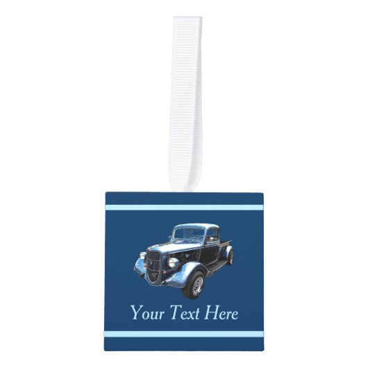 1937年クラシックアメリカの有名メイクピックアップ キューブオーナメント (正面)