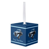 1937年クラシックアメリカの有名メイクピックアップ キューブオーナメント (裏面アングル)