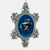 1937年クラシックアメリカの有名メイクピックアップ スノーフレークピューターオーナメント (左)