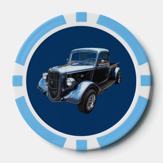 1937年クラシックアメリカの有名メイクピックアップ ポーカーチップ (正面)