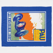 1937年グランプリ自動車デポー フリースブランケット (正面(横))