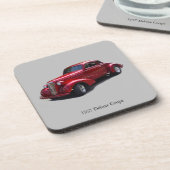 1937年デラックス クーペ 6個セット プラスチックコースター コースター (左側)