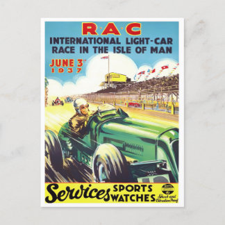 1937年マン島ヴィンテージ競走 ポストカード