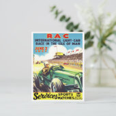 1937年マン島ヴィンテージ競走 ポストカード (スタンド正面)