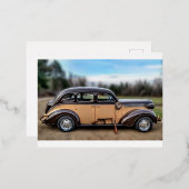 1937年出外 箔シーズンポストカード (正面/裏面)