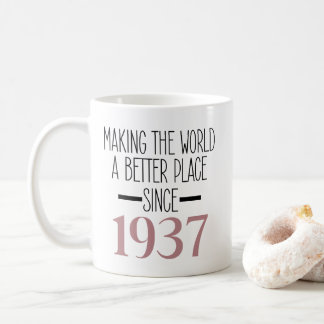 1937年生まれ 90歳 女性 おばあちゃん ひいおばあちゃん コーヒーマグカップ