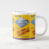 1937年読の鉄道十字軍のジャンボマグ ジャンボコーヒーマグカップ (右)