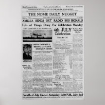 1937年7月3日アメリア・イアハート無線SOSを送信