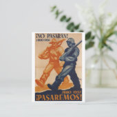 1937年7月。私たちは渡す_プロパガンダポスター ポストカード (スタンド正面)