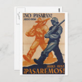 1937年7月。私たちは渡す_プロパガンダポスター ポストカード (正面/裏面)