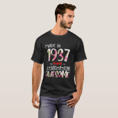 1937生まれ年、86歳、1937年、86歳で誕生 Tシャツ (正面フル)