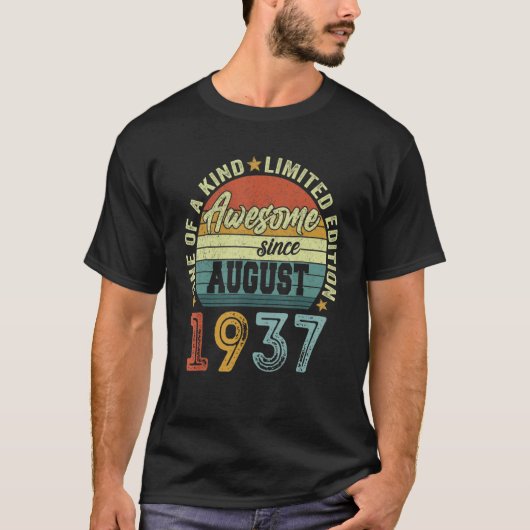 1937素晴らし年85歳85歳から Tシャツ (正面)