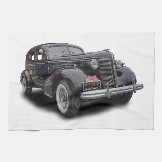 1937 BUICK キッチンタオル (横)