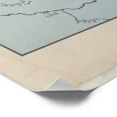 1937 Linguistic Map of Central and Eastern Europe, ポスター (角)