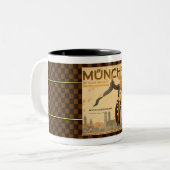 1937 MUNCHEN （ミュンヘン）ドイツ観光パンフレット ツートーンマグカップ (正面左)