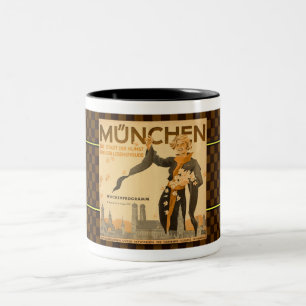 1937 MUNCHEN (ミュンヘン)ドイツ観光パンフレット ツートーンマグカップ