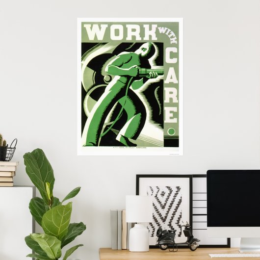 1937 WPA気にを使用 ポスター (ホームオフィス)