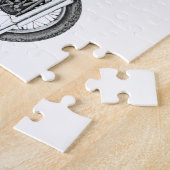 1938エクセルシオールウォリアモーターサイクル ジグソーパズル (側面)