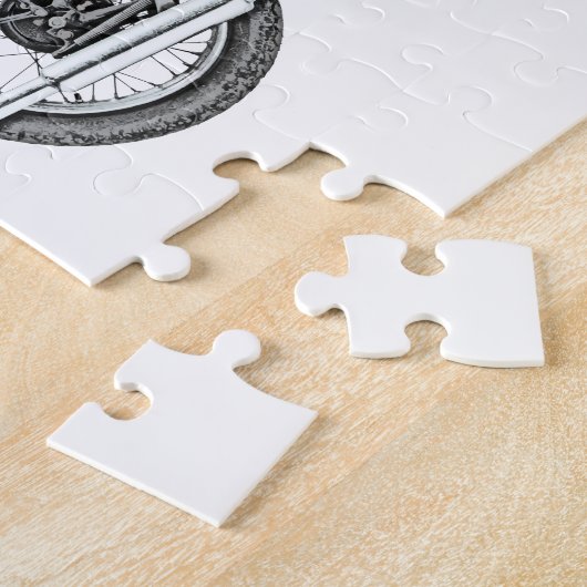 1938エクセルシオールウォリアモーターサイクル ジグソーパズル (側面)