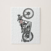 1938エクセルシオールウォリアモーターサイクル ジグソーパズル (縦)