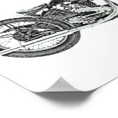 1938エクセルシオールウォリアモーターサイクル ポスター (角)