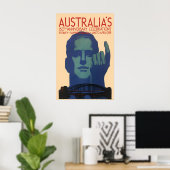1938オーストラリア鉄道ポスター150周年記念 ポスター (ホームオフィス)