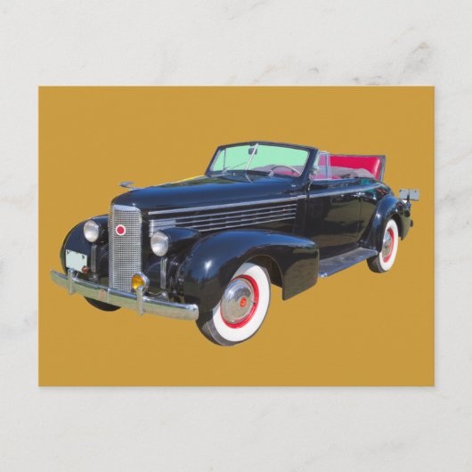 1938キャデラックラザール高級車 ポストカード (正面)