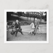 1938メリー年の政治ゴーラウンド シーズンポストカード (正面)