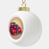 1938年のシボレー セラミックボールオーナメント (右)